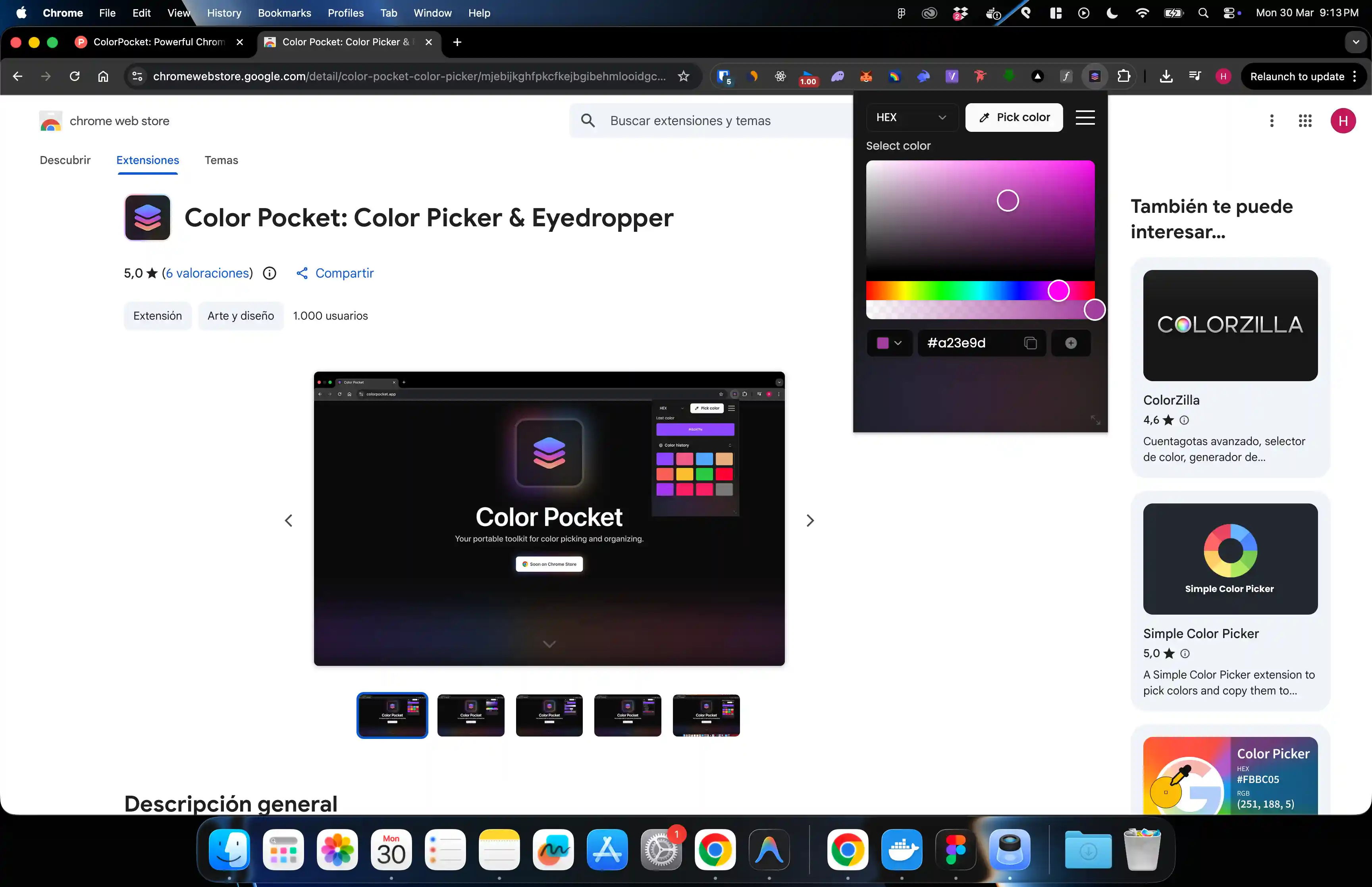 Color Pocket desktop mockup 2